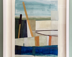 Construct - Acrylic on paper - 485 x 640mm framed $700