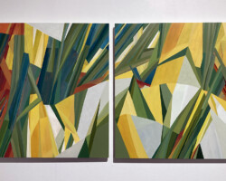 Southerly - Acrylic on board diptych 1200 x 600mm - SOLD