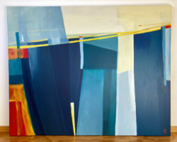 Under, Over, Up, Around - Acrylic on canvas - 1520 x 12200mm $2,700